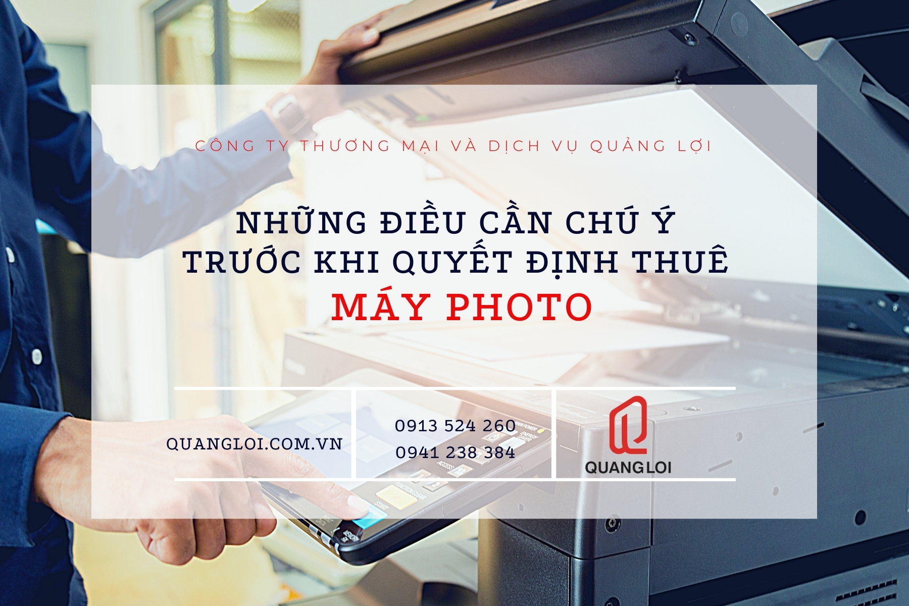 Những điều cần chú ý trước khi quyết định thuê máy photocopy